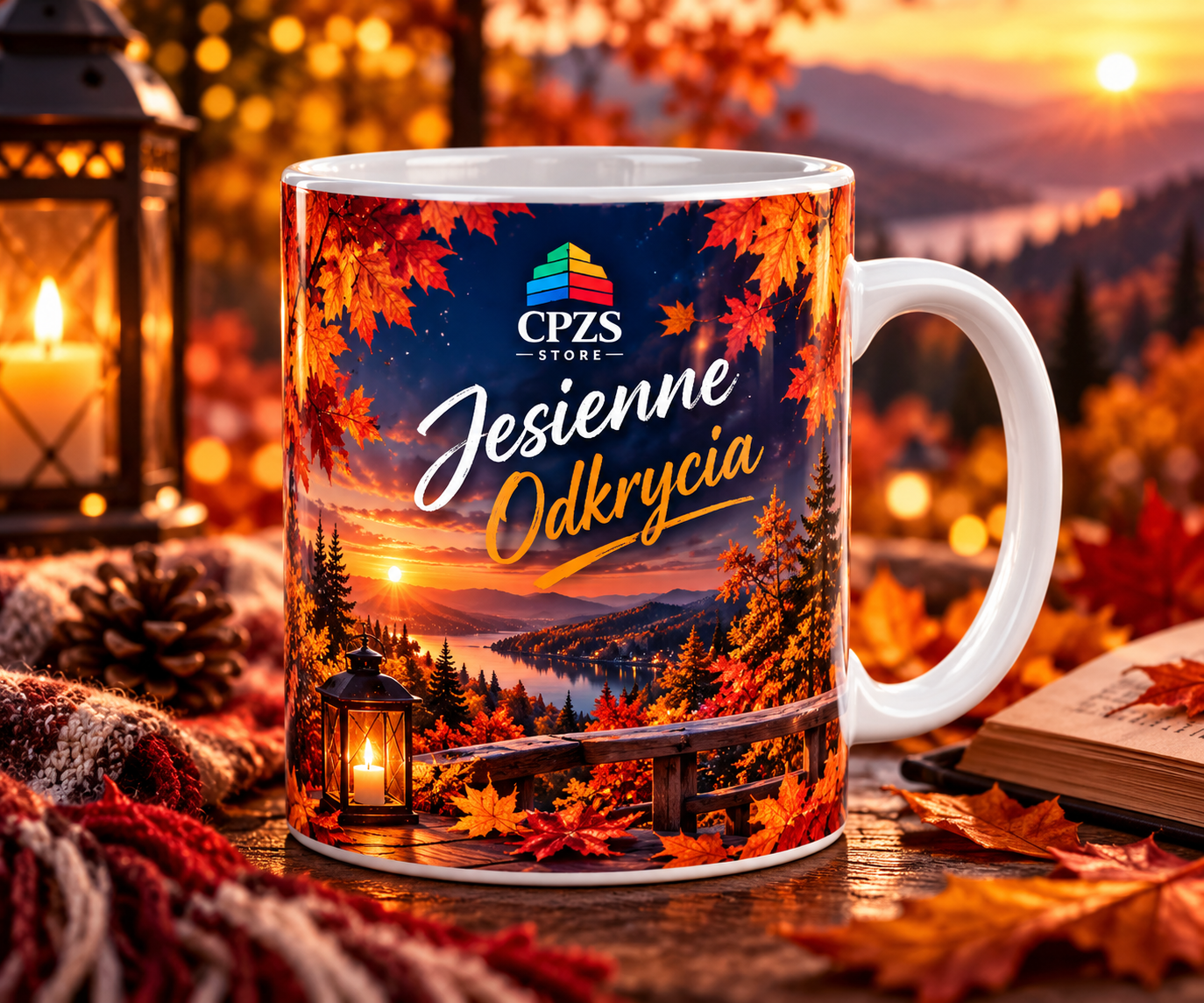 🍁 Kubek „Złota Cisza” - 330 ml